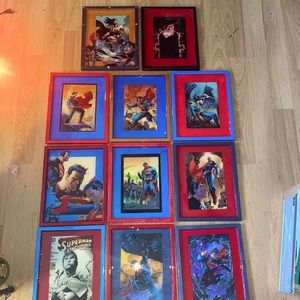 Famous comic covers of superman art by Jim Lee